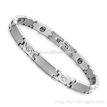 Best quality stainless steel women titanium germanium bracelet